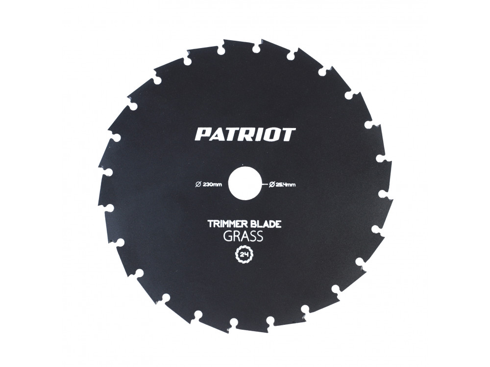 Нож для триммера (230х25.4 мм, 24 зубца) Patriot TBS-24