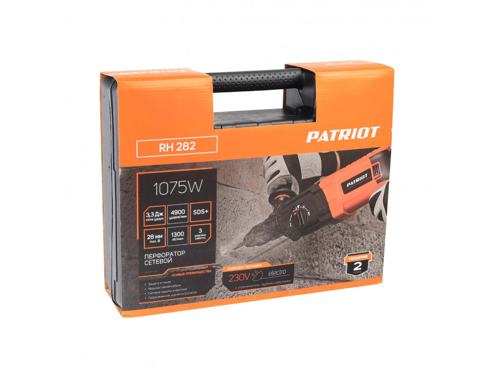 Перфоратор электрический Patriot RH 282 Перфоратор электрический Patriot RH 282