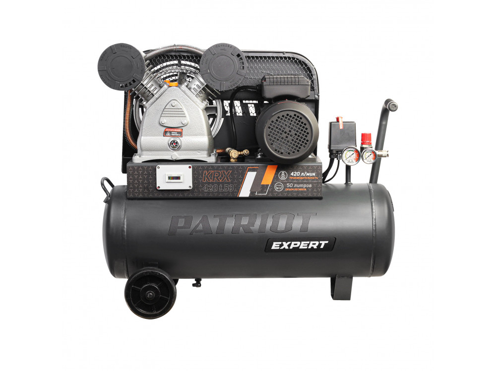 Компрессор поршневой ременной Patriot KRX 420 L50 Компрессор поршневой ременной Patriot KRX 420 L50