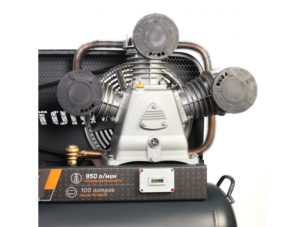 Компрессор поршневой ременной Patriot KRX 950 L100 D