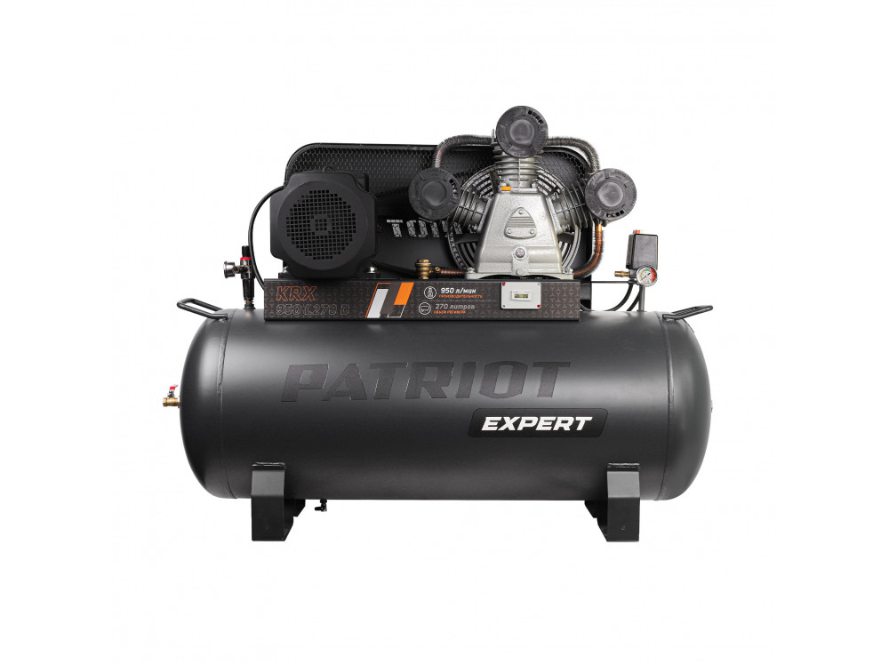 Компрессор поршневой ременной Patriot KRX 950 L270 D Компрессор поршневой ременной Patriot KRX 950 L270 D
