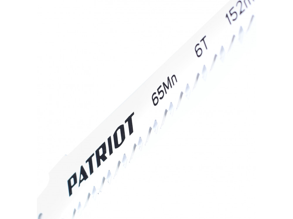 Полотно пильное по дереву для сабельной пилы (152х19х1.27 мм, 6T, 2 шт.) Patriot 