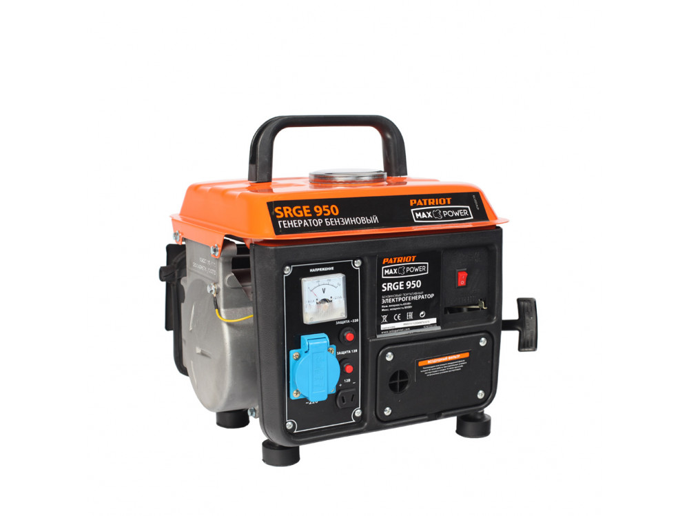 Бензиновый генератор PATRIOT Max Power SRGE 950 Бензиновый генератор PATRIOT Max Power SRGE 950