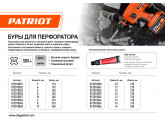 Бур SDS-plus S2 (10x310 мм) Patriot