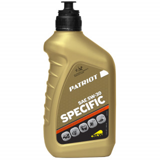 Масло 4-х тактное полусинтетическое Patriot Specific High-Tech 5W30 SJ/CF