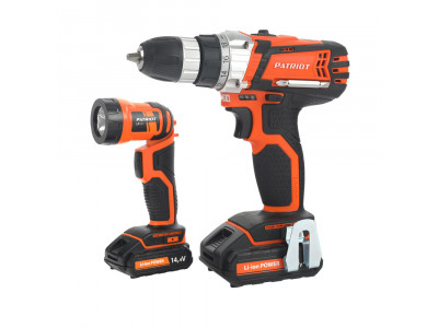 Аккумуляторная дрель-шуруповерт PATRIOT BR 144Li LED The One