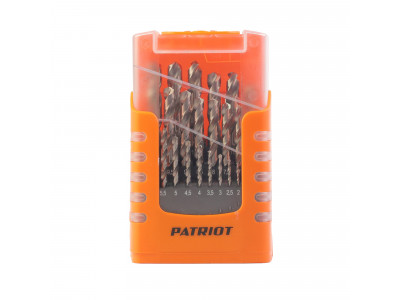 Набор сверл по металлу Patriot (1.0-13.0 мм, 25 шт.)