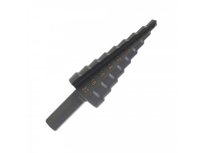 Сверло по металлу ступенчатое (4х20 мм, шаг 2 мм) Patriot 