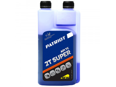 Масло 2-х тактное полусинтетическое дозаторное Patriot Super Active