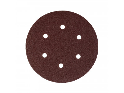 Круг шлифовальный на липучке (150 мм, Р100, 6 отв.) Patriot