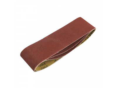 Лента абразивная (75х533мм, Р80, 3 шт.) Patriot 