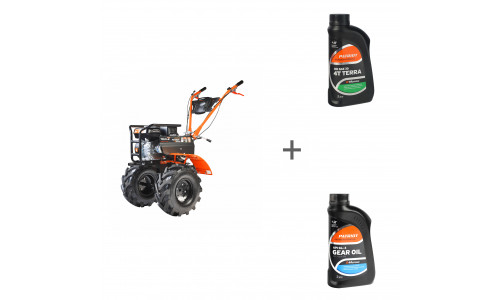 Мотоблок бензиновый Patriot УРАЛ M Extreme + масло G-Motion HD SAE 30 Terra + масло G-Motion Gear 80W-85 в подарок