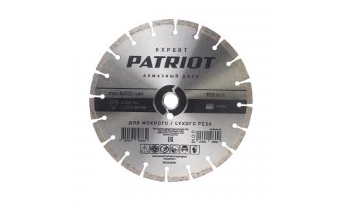 Диск алмазный сегментный (300х25 мм) Patriot 