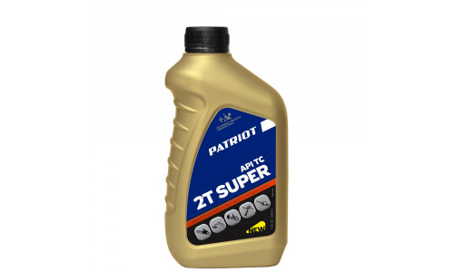 Масло 2-х тактное полусинтетическое Patriot Super Active