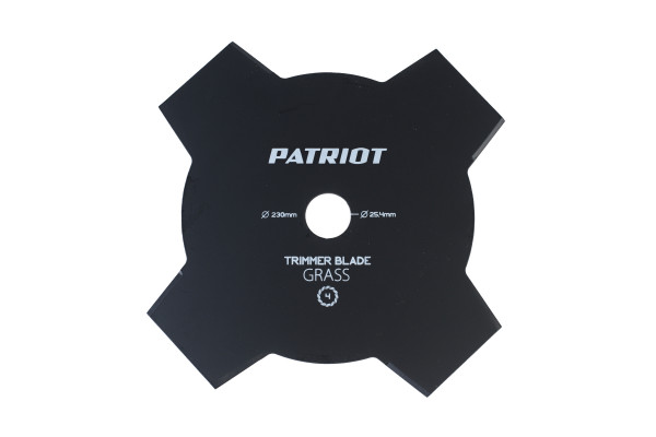 Нож для триммера (230х25.4 мм, 4 зубца) Patriot TBS-4
