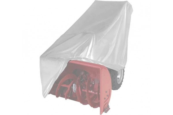 Чехол для снегоуборщика, с шириной ковша до 700 мм, длина 1100 мм, 1 шт., цвет: белый
